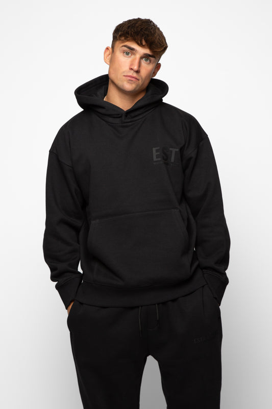 EST CORE HOODIE - BLACK