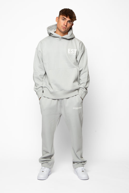 EST CORE HOODIE - ICE GREY