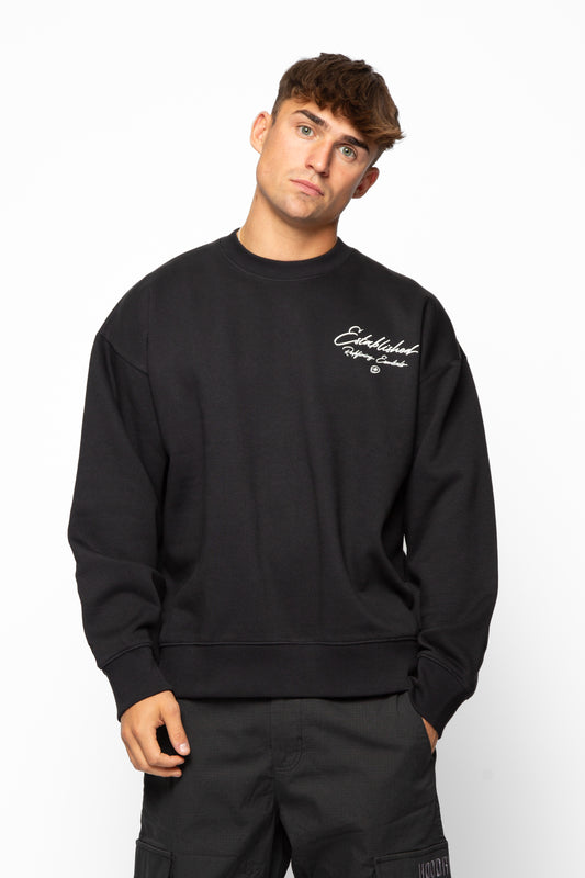 EST INSCRIBE SWEAT - BLACK